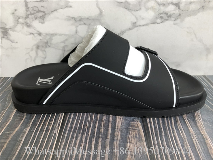 Louis Vuitton LV Trainer Mules Black