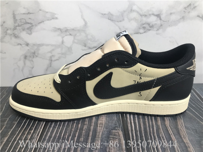 Travis Scott x Air Jordan 1 Low OG Beige Black