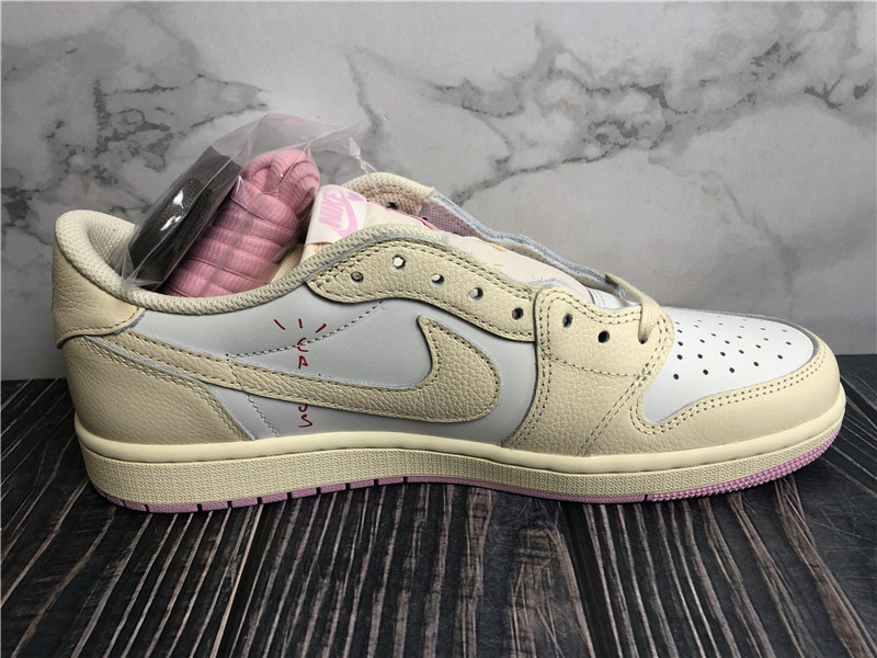 Super Quality Travis Scott x Air Jordan 1 Low OG Shy Pink