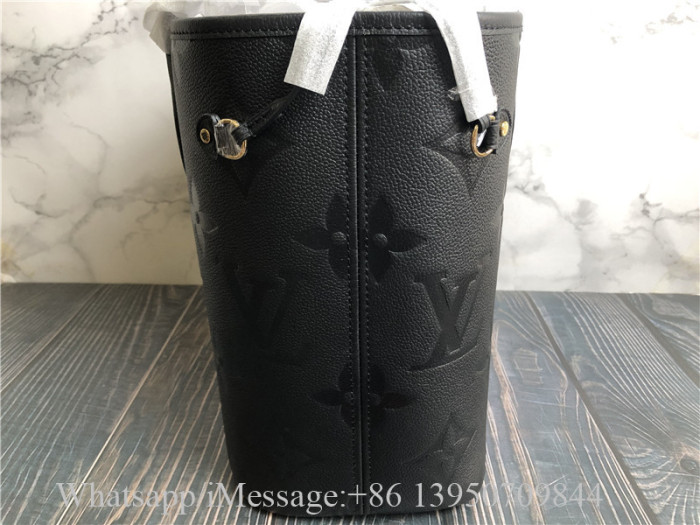 Original Louis Vuitton Monogram Empreinte Leather Neverfull MM Bag M45685