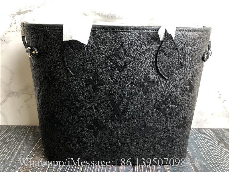 Original Louis Vuitton Monogram Empreinte Leather Neverfull MM Bag M45685