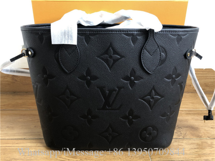 Original Louis Vuitton Monogram Empreinte Leather Neverfull MM Bag M45685