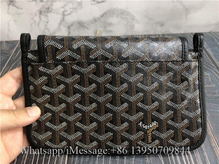 Original Goyard Plumet Pocket Wallet Black