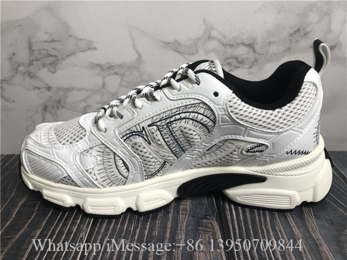 Dior Chrono Sneaker Mesh With White And Black