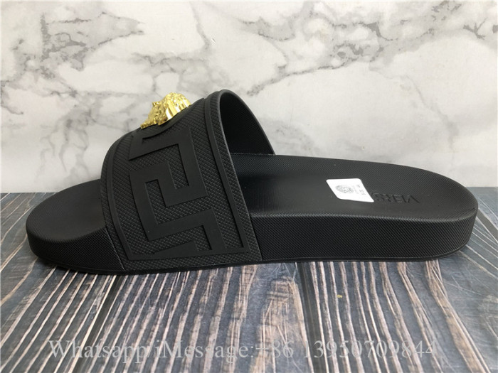 Versace Medusa Rubber Slide Sandals