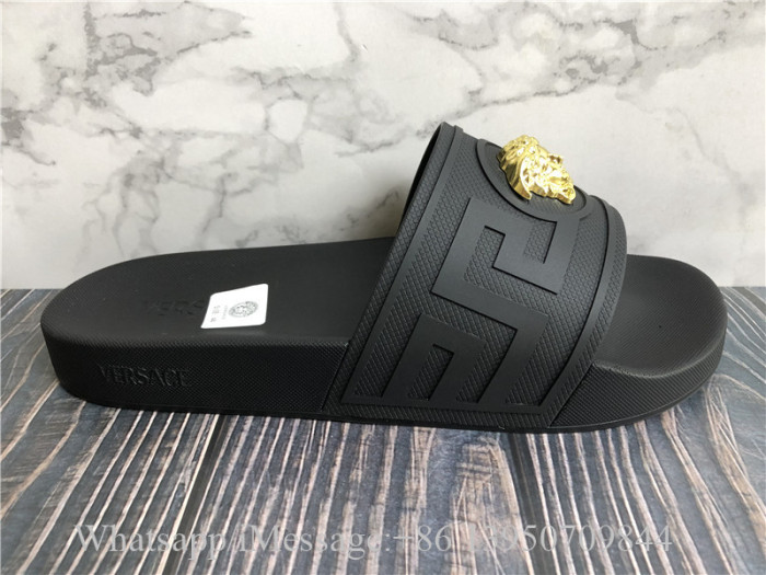 Versace Medusa Rubber Slide Sandals