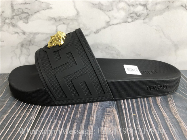 Versace Medusa Rubber Slide Sandals