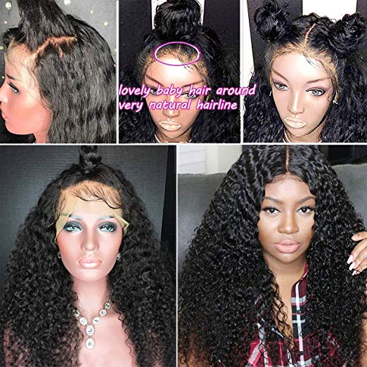 bleached knots lace front wig