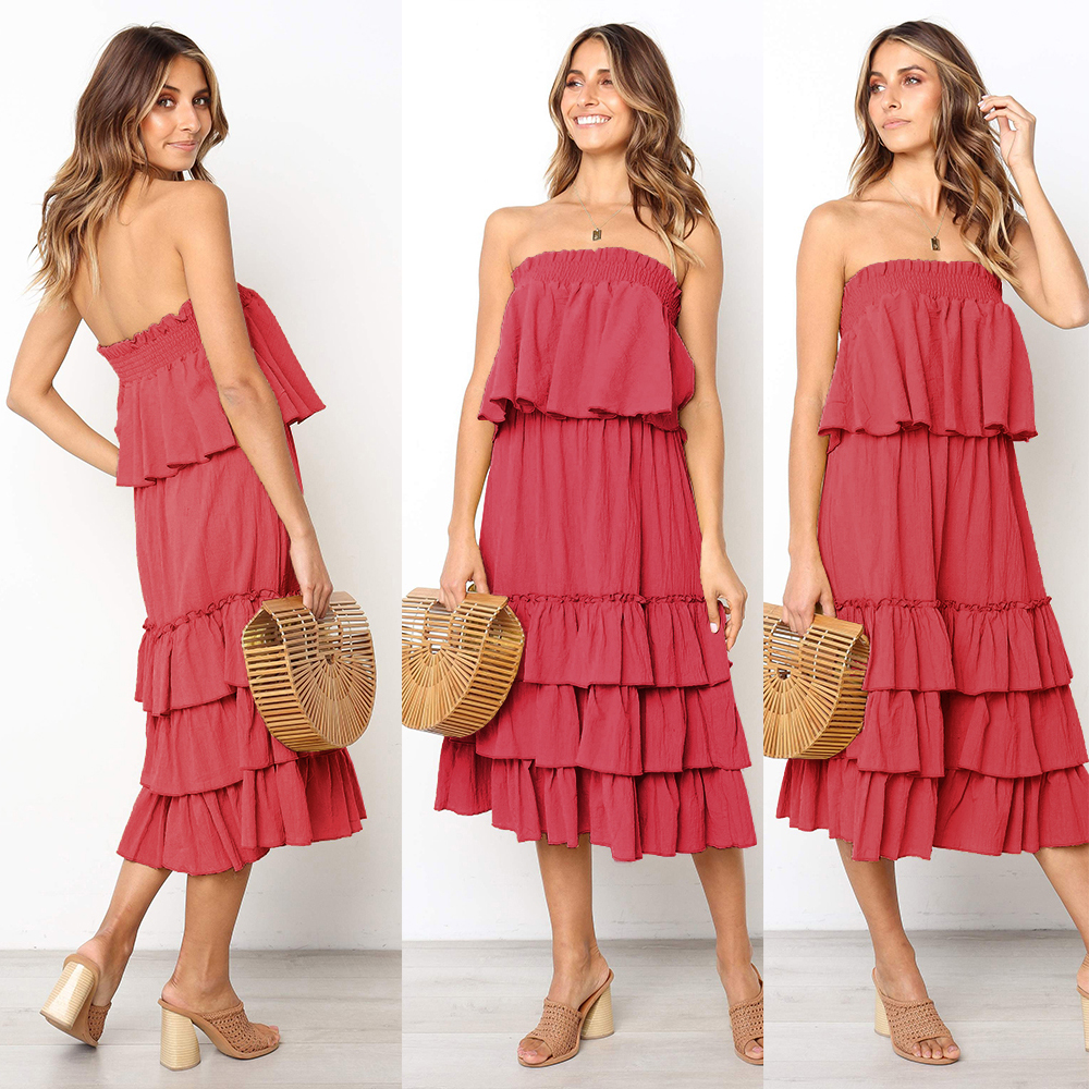 red dress loose