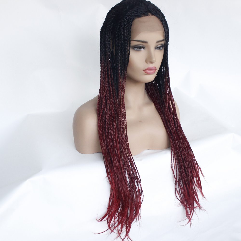 Us 79 69 Black Ombre Burgundy Hair Color 26in 150