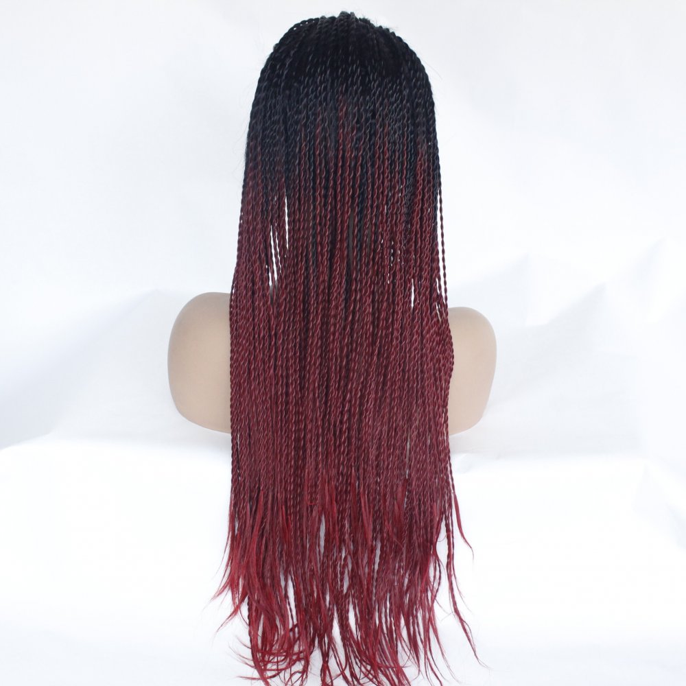 Us 79 69 Black Ombre Burgundy Hair Color 26in 150