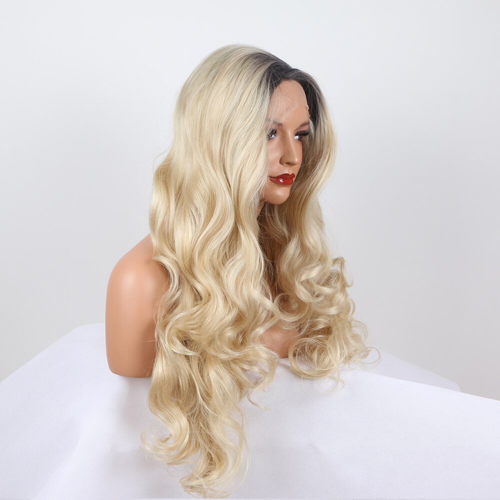 Fantasy Beauty Ombre 613 Blonde Body Wave Synthetic Lace Front