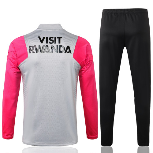 Paris Saint Germain Training Jersey Suit 21/22 Gray-Pink