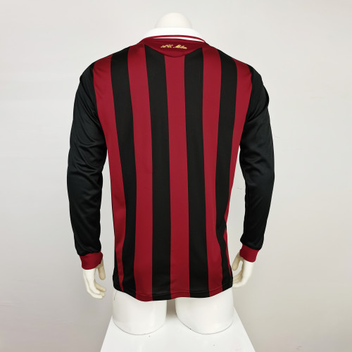 AC Milan Home Long Sleeve Retro Jersey 09/10