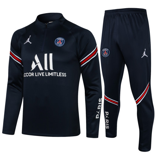 Paris Saint Germain Training Jersey Suit 21/22 Royal Blue