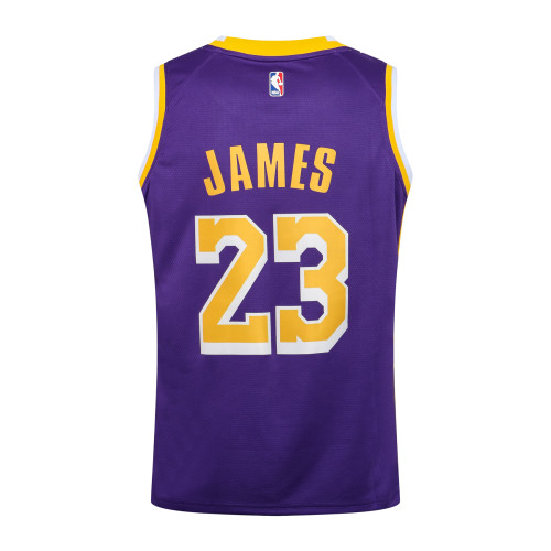LeBron James Los Angeles Lakers Jordan 2020/21 Swingman Jersey - Purple