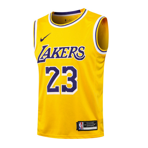 LeBron James Los Angeles Lakers 2020/21 Swingman Jersey - Yellow