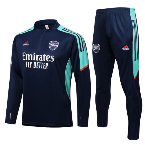 Arsenal Training Jersey Suit 21/22 Blue