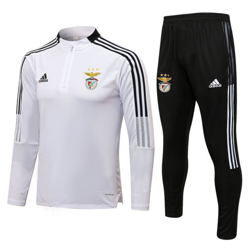 Benfica Training Jersey Suit 21/22 White