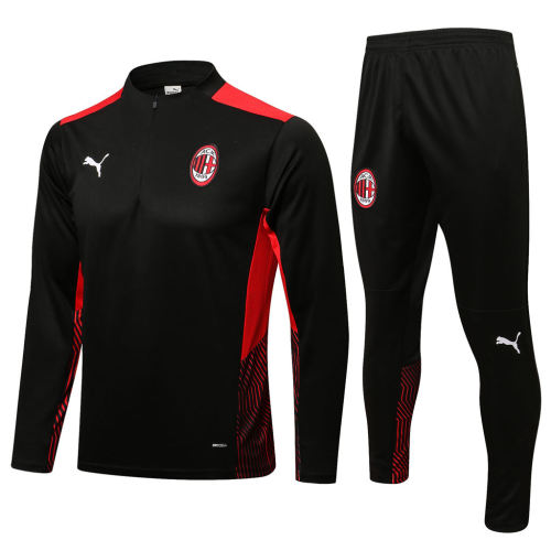 AC Milan Training Jersey Suit 21/22 Black
