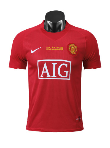 Manchester United Home Champions' League Final Retro Jersey 2007/08