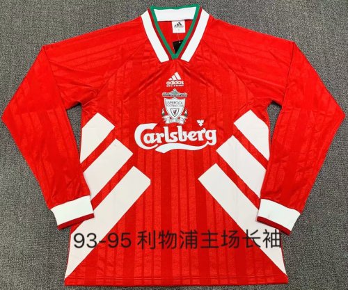 Liverpool Home Long Sleeve Retro Jersey 93/95