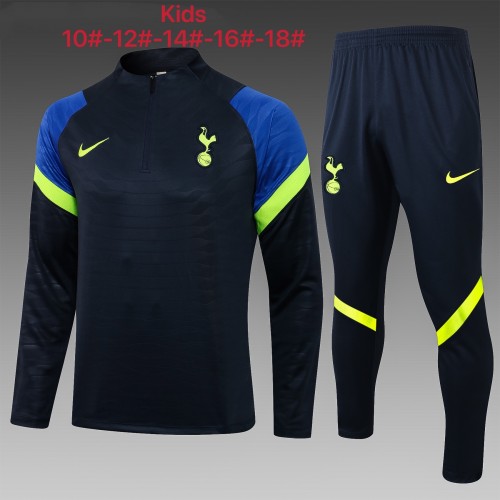 Tottenham Hotspur Kids Training Suit 21/22 Blue