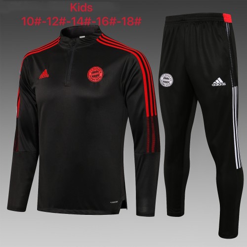 Bayern Munich Kids Training Suit 21/22 Dark gray