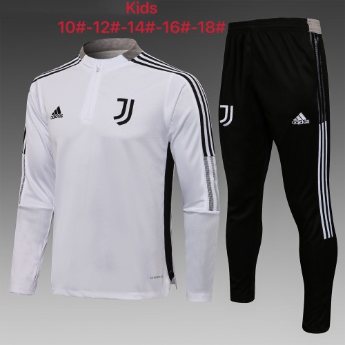 Juventus Kids Training Suit 21/22 White