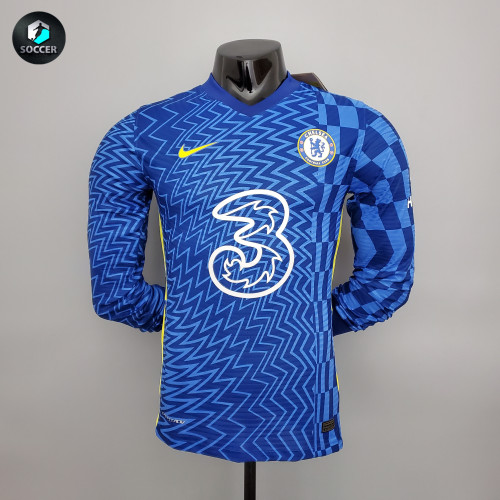 Chelsea Home Player Long Sleeve Jersey 21/22