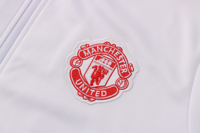 Manchester United Training Jacket Suit 21/22 White