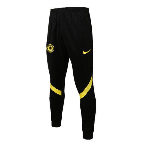 Chelsea Training Pants 21/22 Black Yellow