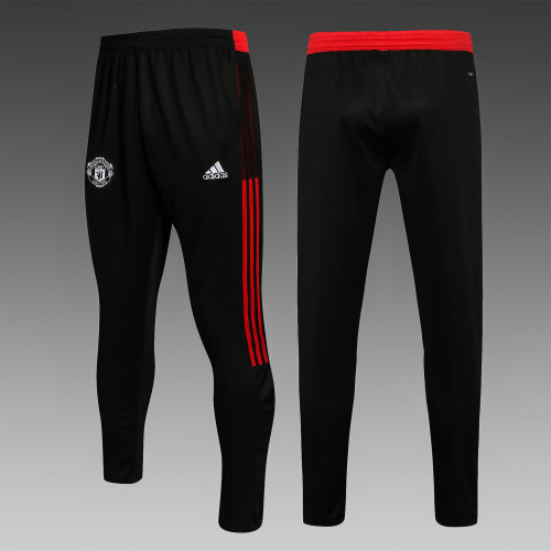 Manchester United Training Pants 21/22 Black Red