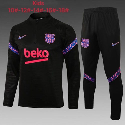 Barcelona Kids Training Suit 21/22 Black