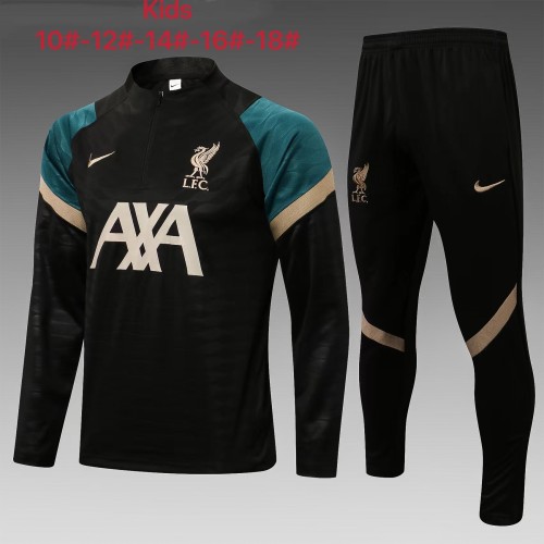 Liverpool Kids Training Suit 21/22 Black