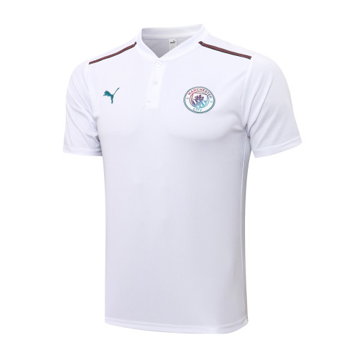 Manchester City POLO Jersey 21/22 White