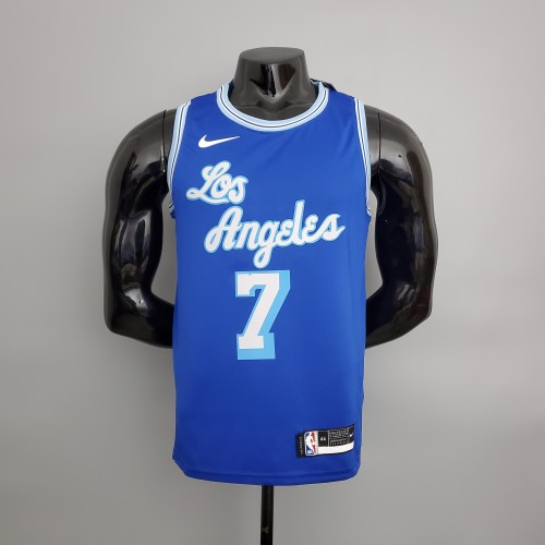 Carmelo Anthony Los Angeles Lakers 2020/21 Swingman Jersey Retro Blue