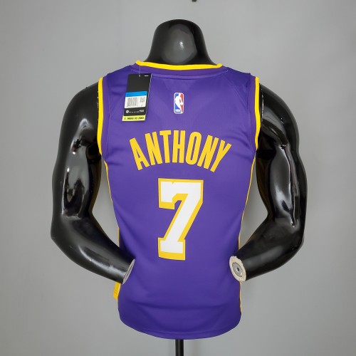 Carmelo Anthony Los Angeles Lakers 2020/21 Swingman Jersey Purple