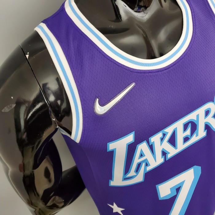 Carmelo Anthony Los Angeles Lakers 2021/22 City Edition Swingman Jersey Purple