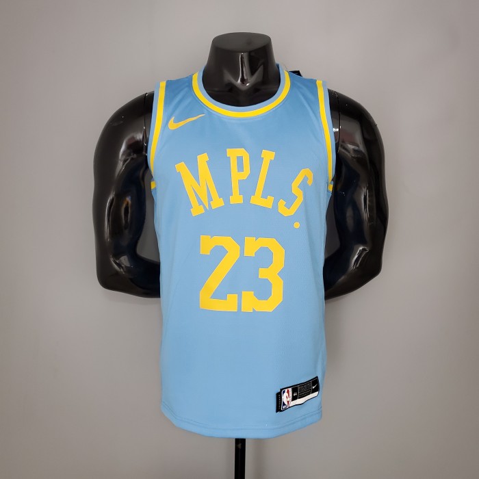 LeBron James Los Angeles Lakers Minneapolis Edition 2020/21 Swingman Jersey Blue