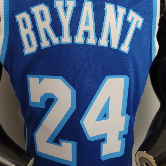 Retro Before Bryant #8 After Bryant #24 Swingman Jersey Blue