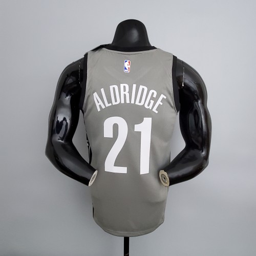 LaMarcus Aldridge Brooklyn Nets Flyer Swingman Jersey Gray