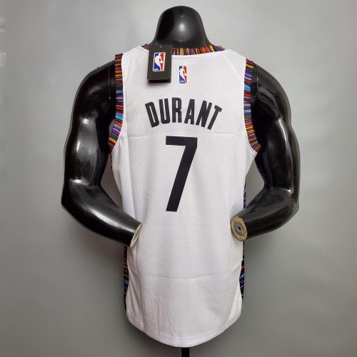 Kevin Durant Brooklyn Nets City Version Swingman Jersey White