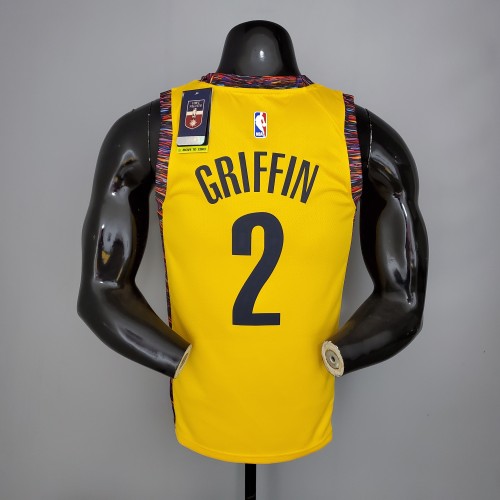 Blake Griffin Brooklyn Nets Commemorative Edition Swingman Jersey Yellow