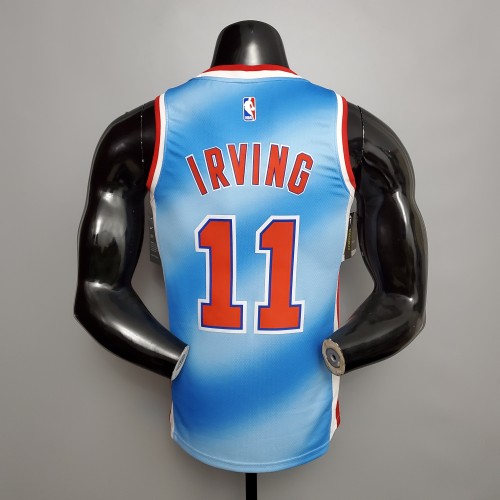 Kyrie Irving Brooklyn Nets Retro Limited Edition Blue Swingman Jersey