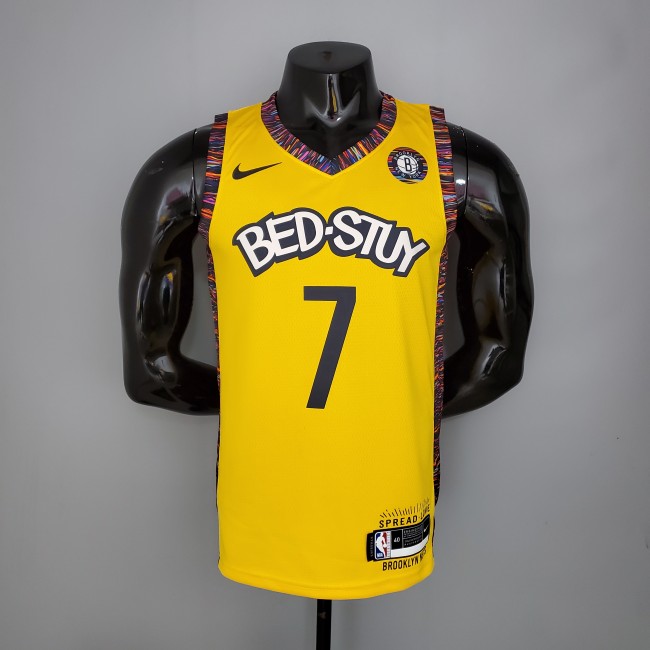 Kevin Durant Brooklyn Nets Commemorative Edition Swingman Jersey Yellow