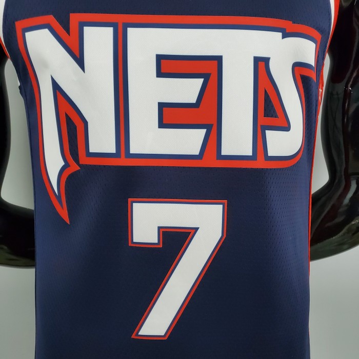 Kevin Durant Brooklyn Nets 2022 75th Anniversary Swingman Jersey Royal Blue