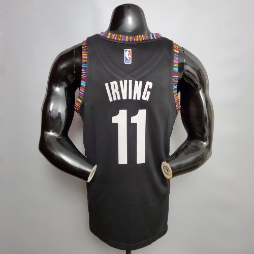 Kyrie Irving Brooklyn Nets City Version Swingman Jersey Black