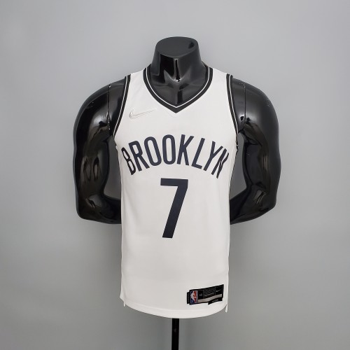 Kevin Durant Brooklyn Nets 75th Anniversary Swingman Jersey White