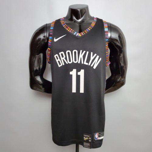 Kyrie Irving Brooklyn Nets City Version Swingman Jersey Black